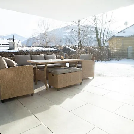 Grosszuegige Gartenwohnung Mit Bergblick 公寓 Fritzens