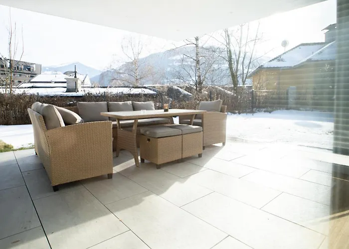 Grosszuegige Gartenwohnung Mit Bergblick Appartamento Fritzens